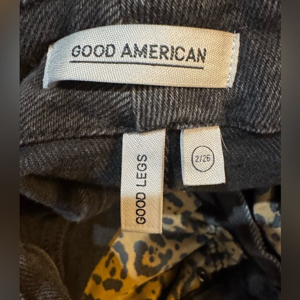 Good American Women’s “Good Legs” High Rise Distressed Skinny Jeans Size 2/26 - Picture 13 of 14